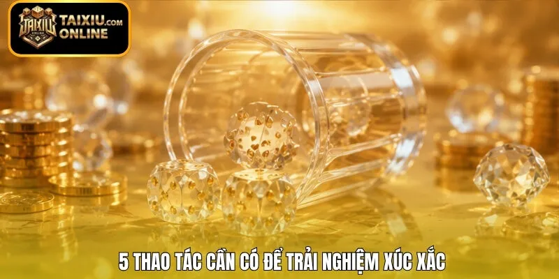5 thao tác cần có để trải nghiệm xúc xắc